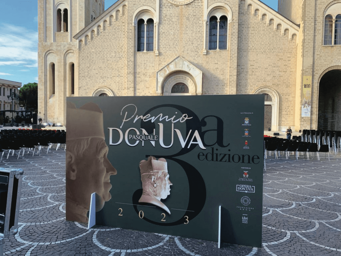 L'espositore realizzato per l'ultima edizione, nel 2023.